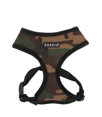 Puppia Soft Harness Camo