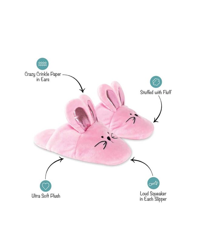 Slipper Set Plush Dog Toy