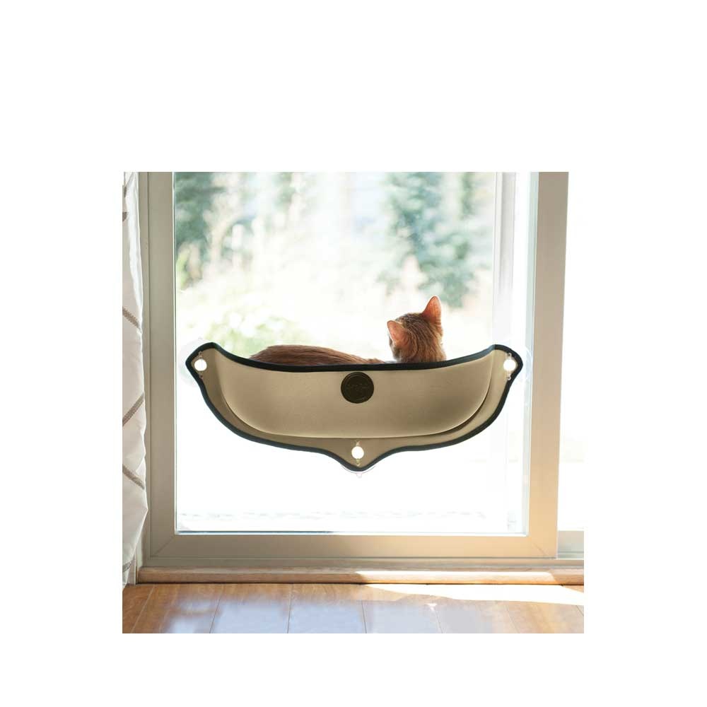 Kitty Sill EZ Mount Window Tan 11x27in Bones Pet Stores
