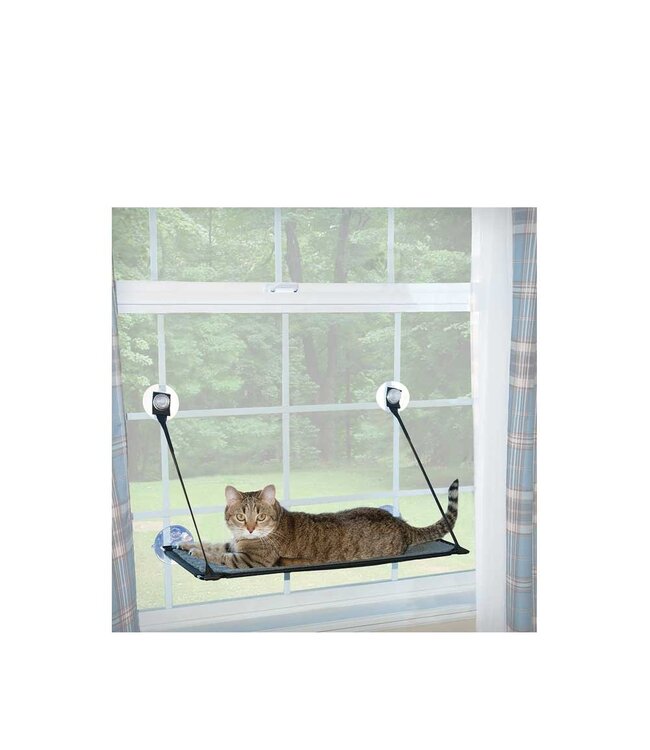 Kitty Sill EZ Mount Window Platform Tan 12x23in Bones Pet Stores