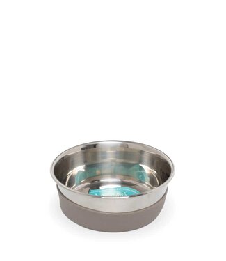 Messy Mutts Dog Heavy Gauge Stainless/Rubber Bowl