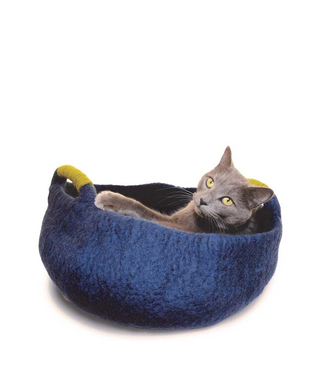 Cat Basket Navy