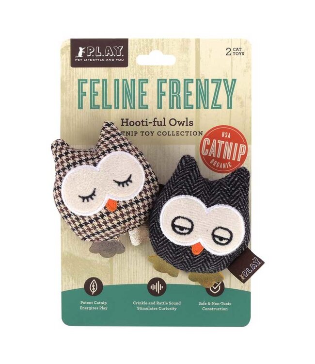 Cat Feline Frenzy Owls Toy