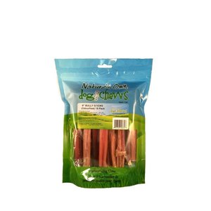 Nature's Own Treats Bully Stick 6in 18 pack