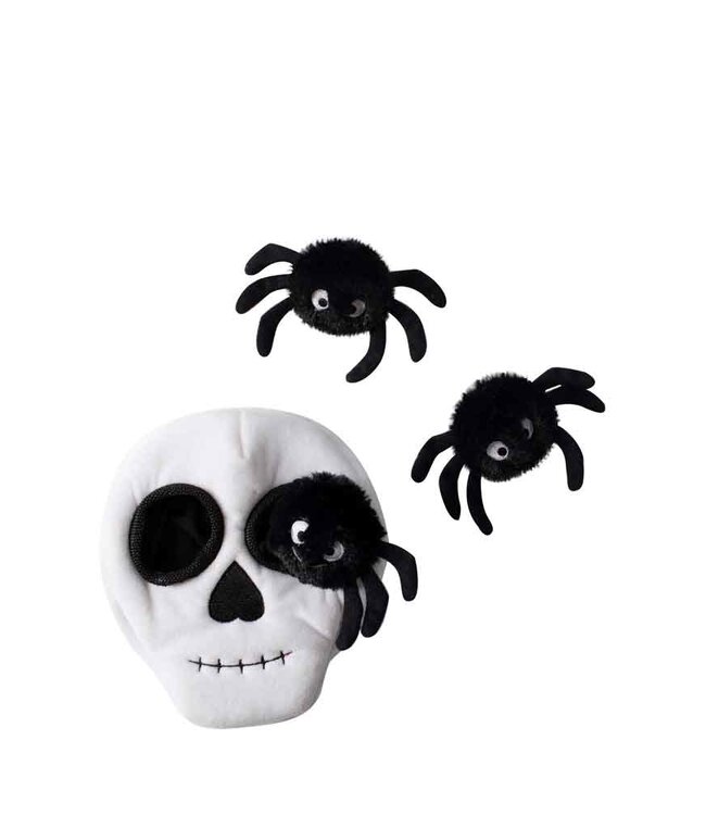 Halloween Skull With Spiders Hide & Seek Toy