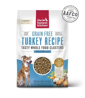 The Honest Kitchen Dog Clusters Grain Free Turkey