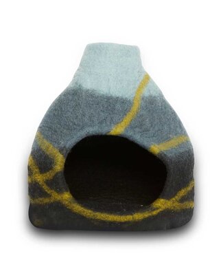 Dharma Cat Cave Striped Vase