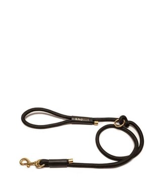 Knotty Rope Leash Small Black