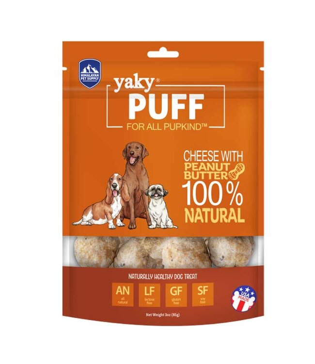 Dog Yaky Puff Peanut Butter 3oz