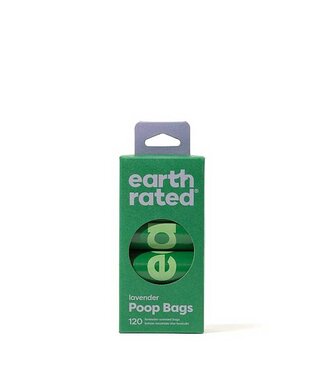 Earth Rated 120 Bags Poop Bags, 8 Rolls