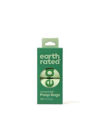 Earth Rated 120 Compostable Poop Bags, 8 Rolls