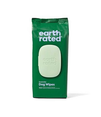 Earth Rated Compostable Pet Wipes Lavender 100pk