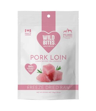 Wild Bites Freeze Dried Pork Loin 50g