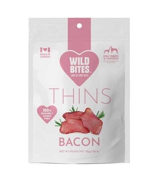 Wild Bites Bacon Thins 50g