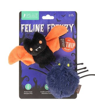 PLAY Cat Feline Frenzy Halloween Creepy Critters 2pk