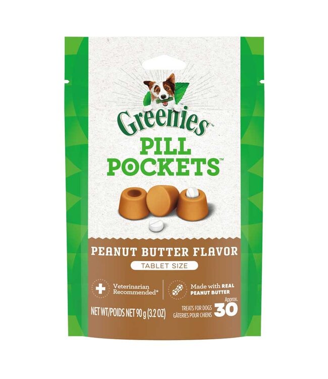 Dog Pill Pocket Peanut Butter Tablets 3.2oz