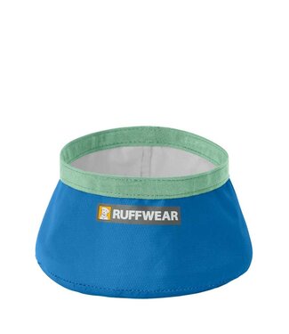 Ruffwear NEW Trail Runner Ultralight Dog Bowl Blue Pool