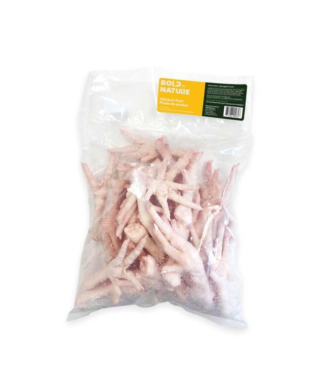 Dog and Cat Frozen Whole Chicken Feet 2lb