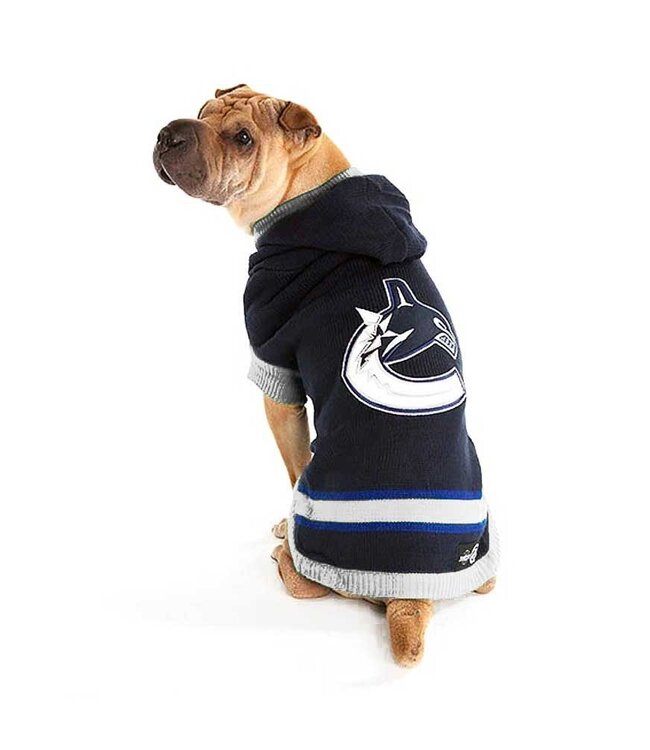 Togpetwear NHL Canucks Dog Sweater Blue/White