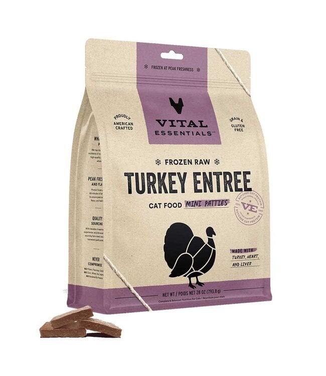 Cat Turkey Mini Patties 28oz