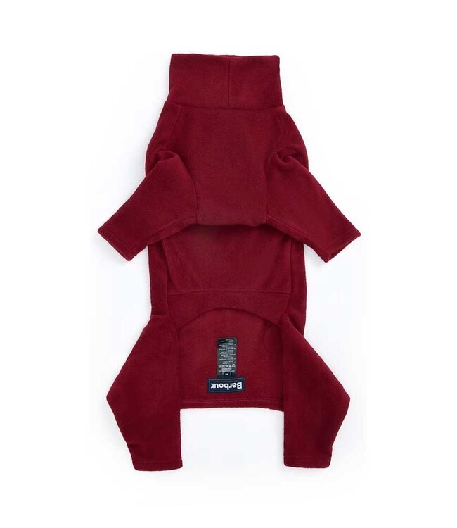 Sweater Fleece Overall Red