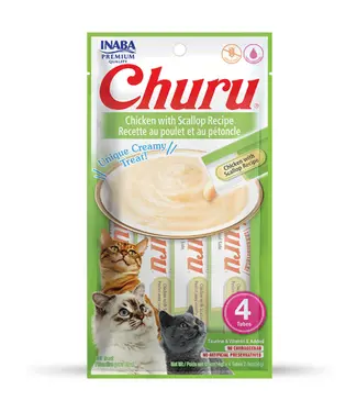 Churu Churu Puree Chicken w/ Scallop 4pk