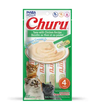 Churu Churu Puree Tuna w/ Chicken 4pk