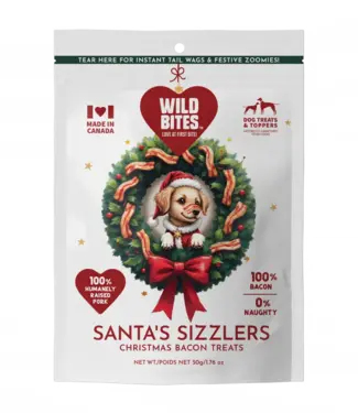Wild Bites Wild Bites Santa's Bacon Sizzlers 50g