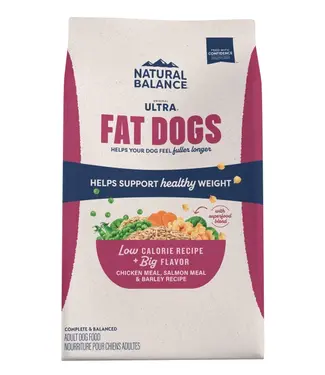 Natural Balance NB Dog Fat Dogs Chicken/Salmon 22lb
