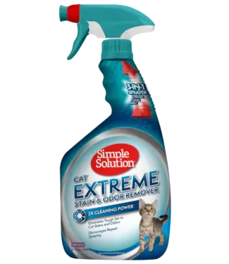 Simple Solution Simple Solution Extreme Cat Stain & Odor Remover Spray 32oz