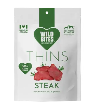 Wild Bites Wild Bites Steak Thins 50g