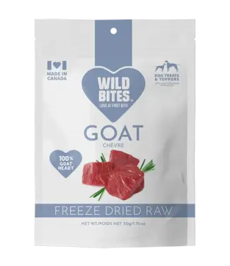 Wild Bites Wild Bites Freeze Dried Goat Heart 50g