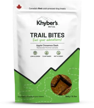 Khybers Khybers Dog Peanut Apple Cinnamon Dash Treats 350g