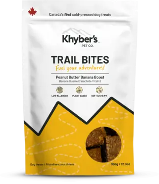 Khybers Khybers Dog Peanut Butter Banana Boost Treats 350g