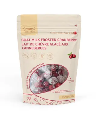 Loopy Paws Goat Milk Frosted Crispies Cranberry 20g