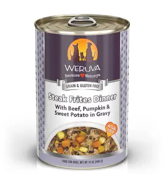 Weruva Weruva Dog Steak Frites 14oz