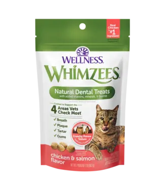 Wellness Wellness Whimzees Cat Dental Treats Chicken/Salmon 2oz