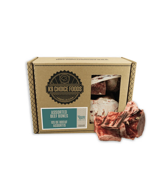 K9 Choice K9 Choice Frozen Assorted Beef Bones 3lb