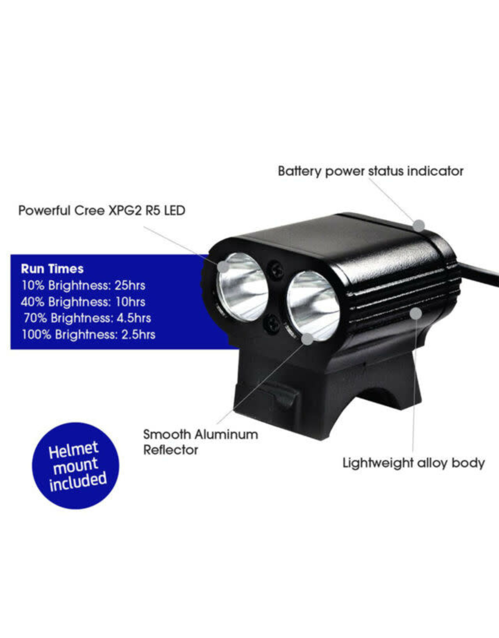 azur bike light charging