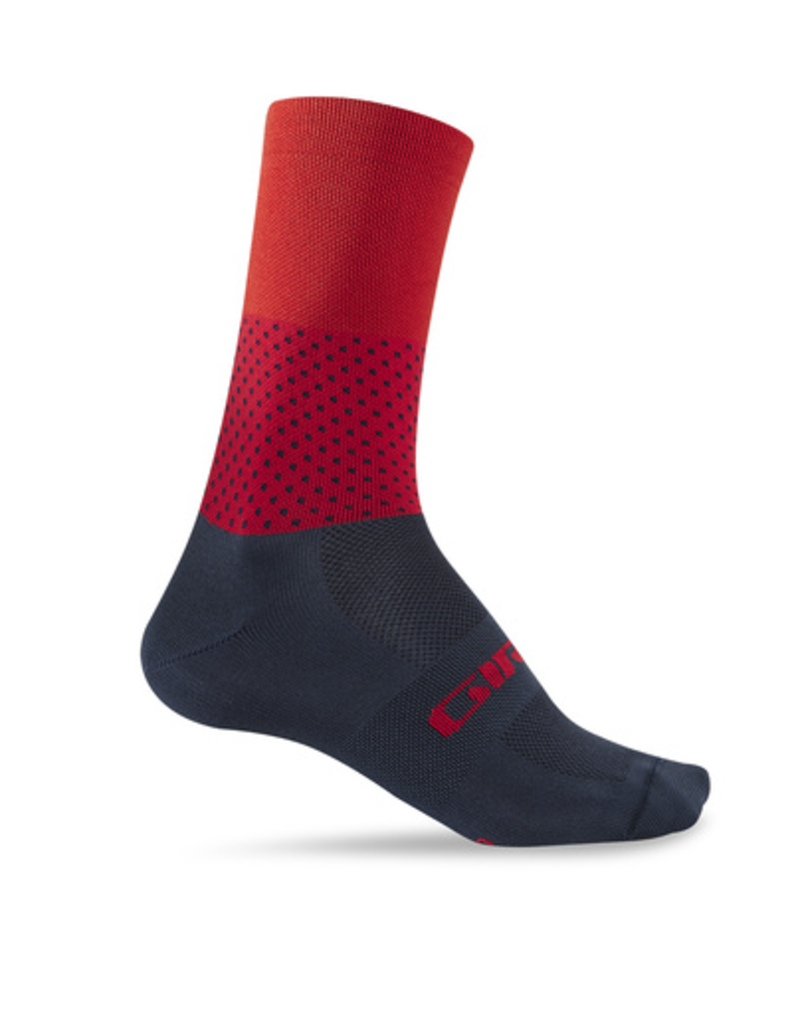 Giro Highrise Cycling Sock Blue/Red