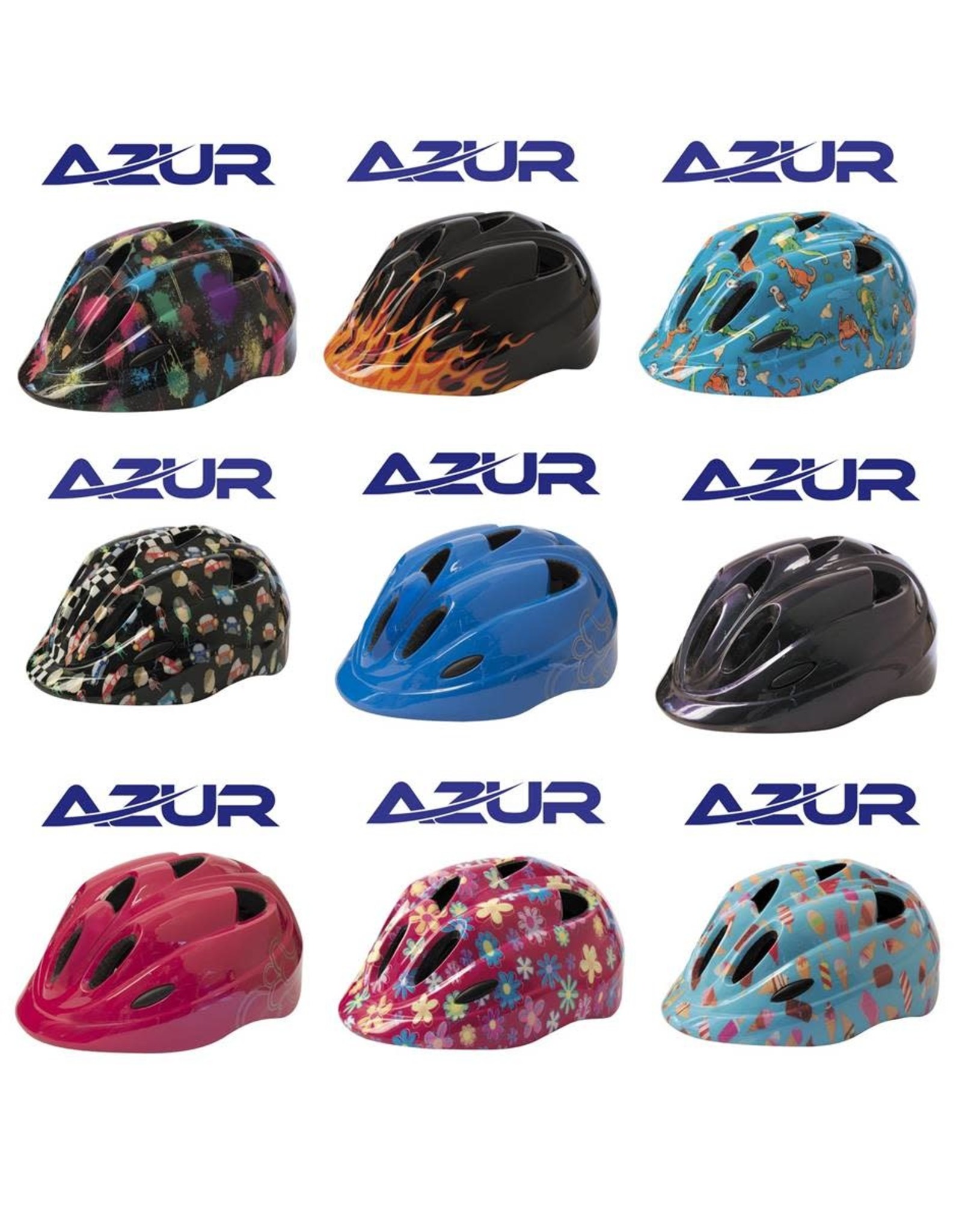 azur kids helmet