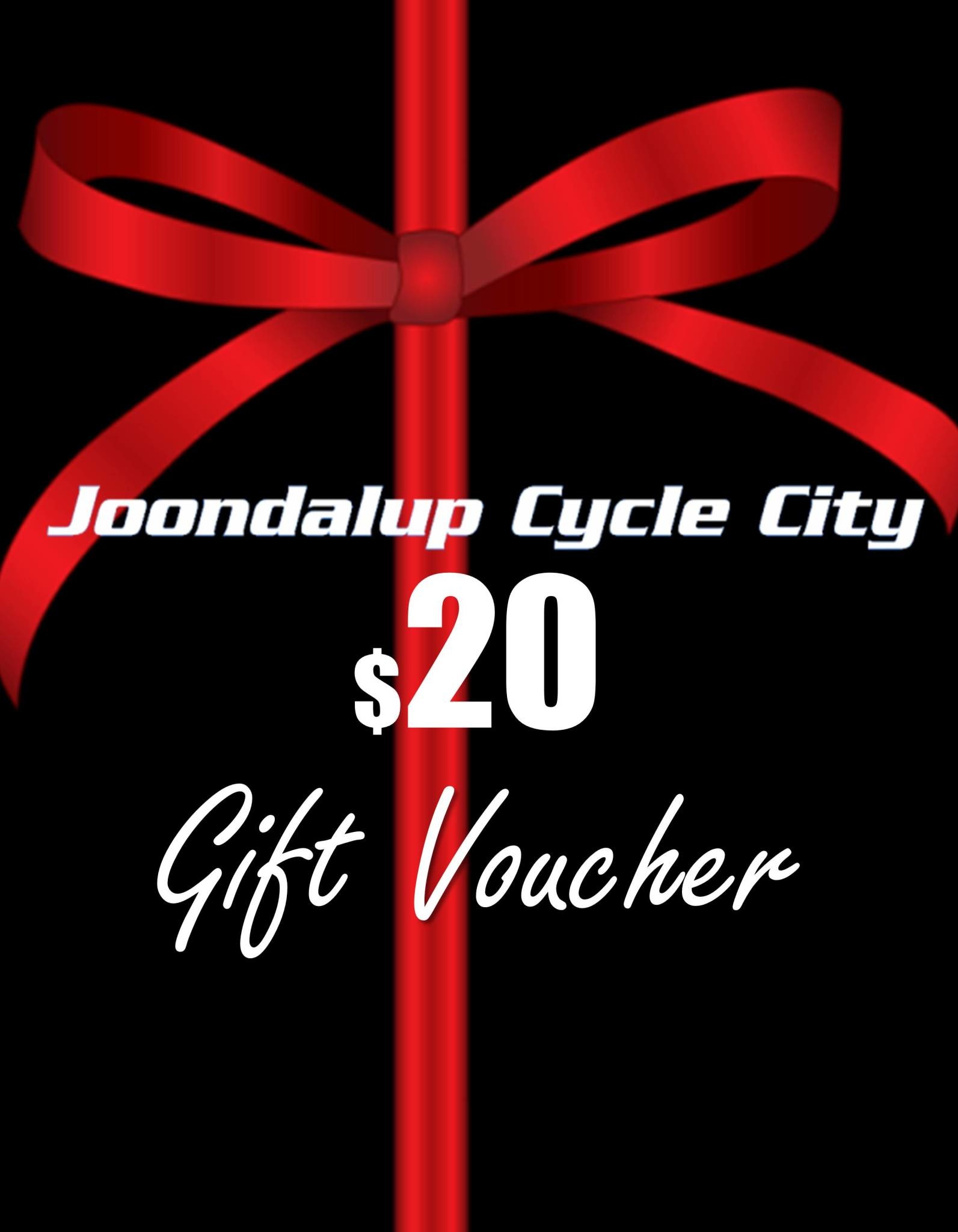 JCC 20 Gift Card Joondalup Cycle City