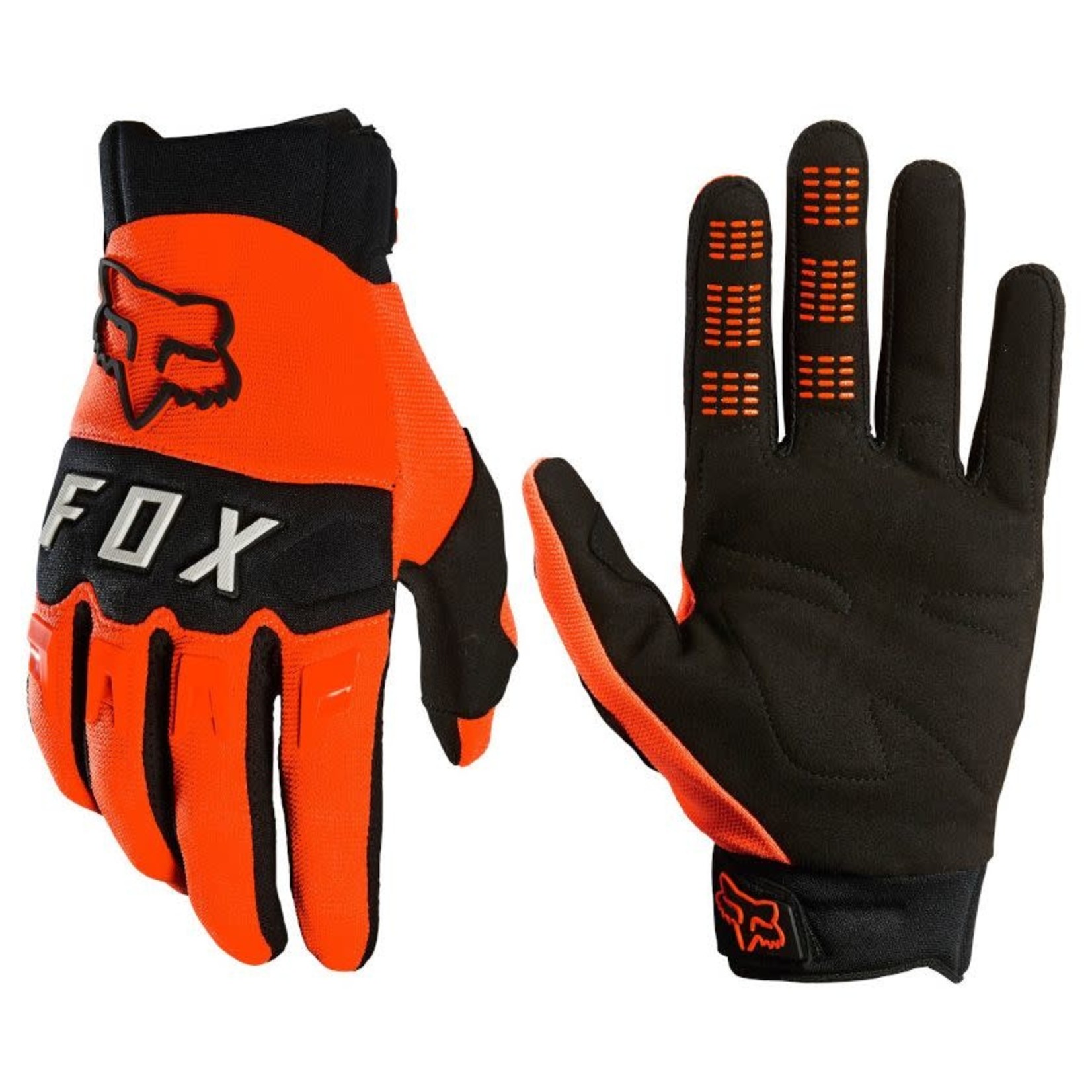 Fox Fox Dirtpaw Full Finger Glove Floro Orange/Black