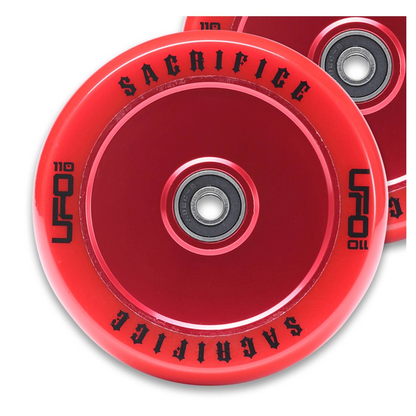 Sacrifice UFO 110mm Scooter Wheel Red/Red