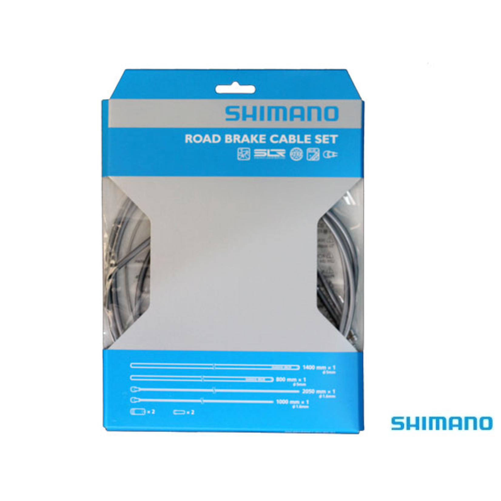 Shimano Shimano PTFE Stainless Steel Brake Cable Set Grey