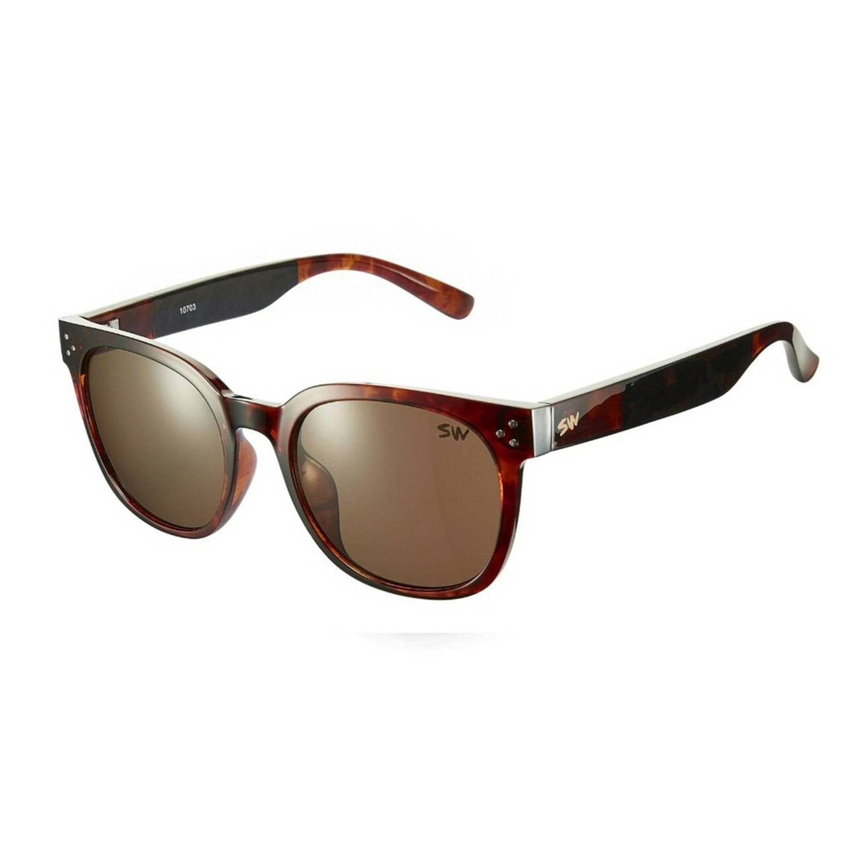 Sunwise Swirl Sunglasses Brown