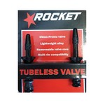 Rocket Tubeless Valve Pair 44mm Alloy Black