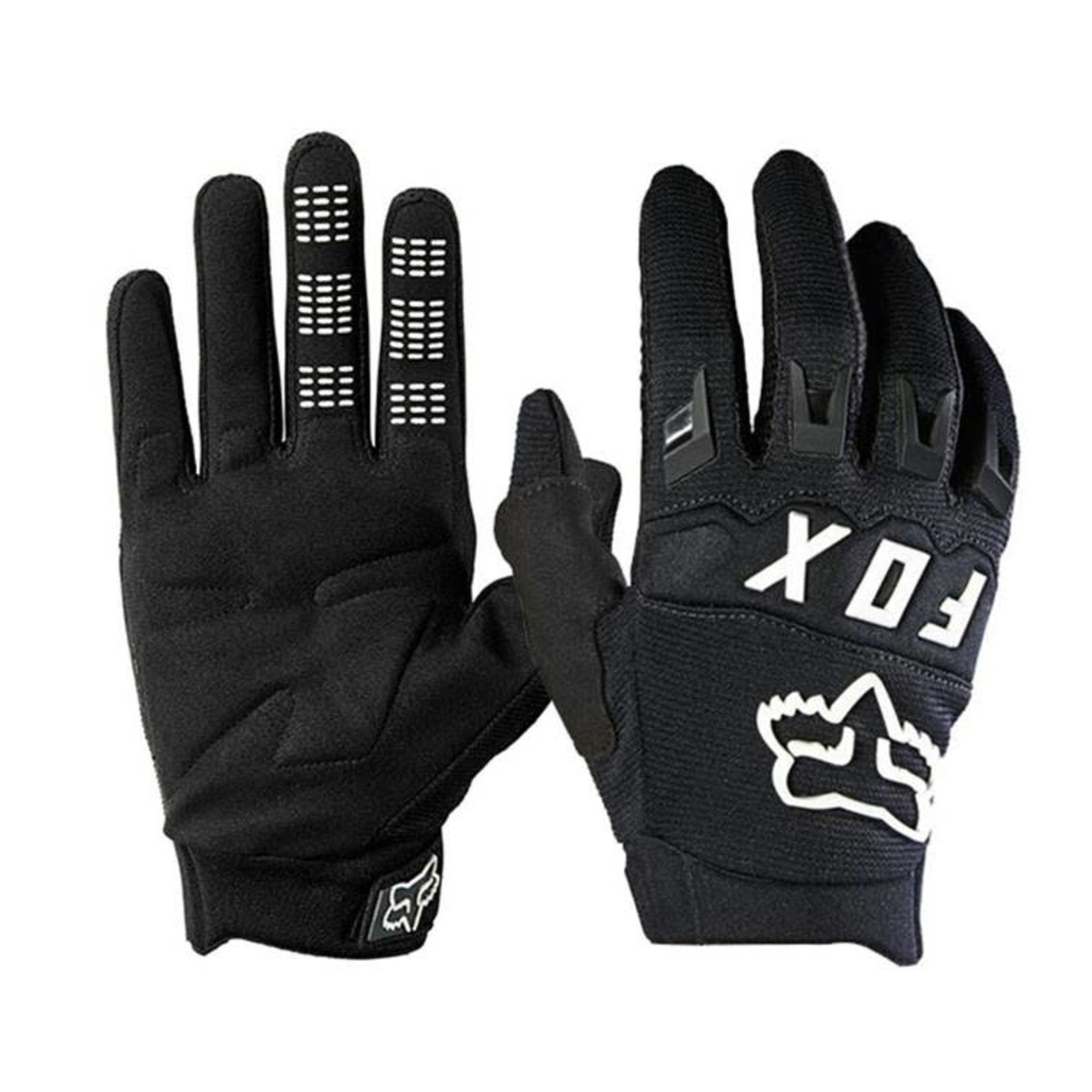 Fox Dirtpaw Youth Full Finger Glove Black/White