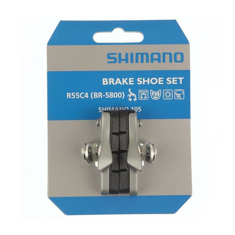 Shimano BR5800 R55C4 105 Brake Shoe Set Silver Joondalup Cycle City
