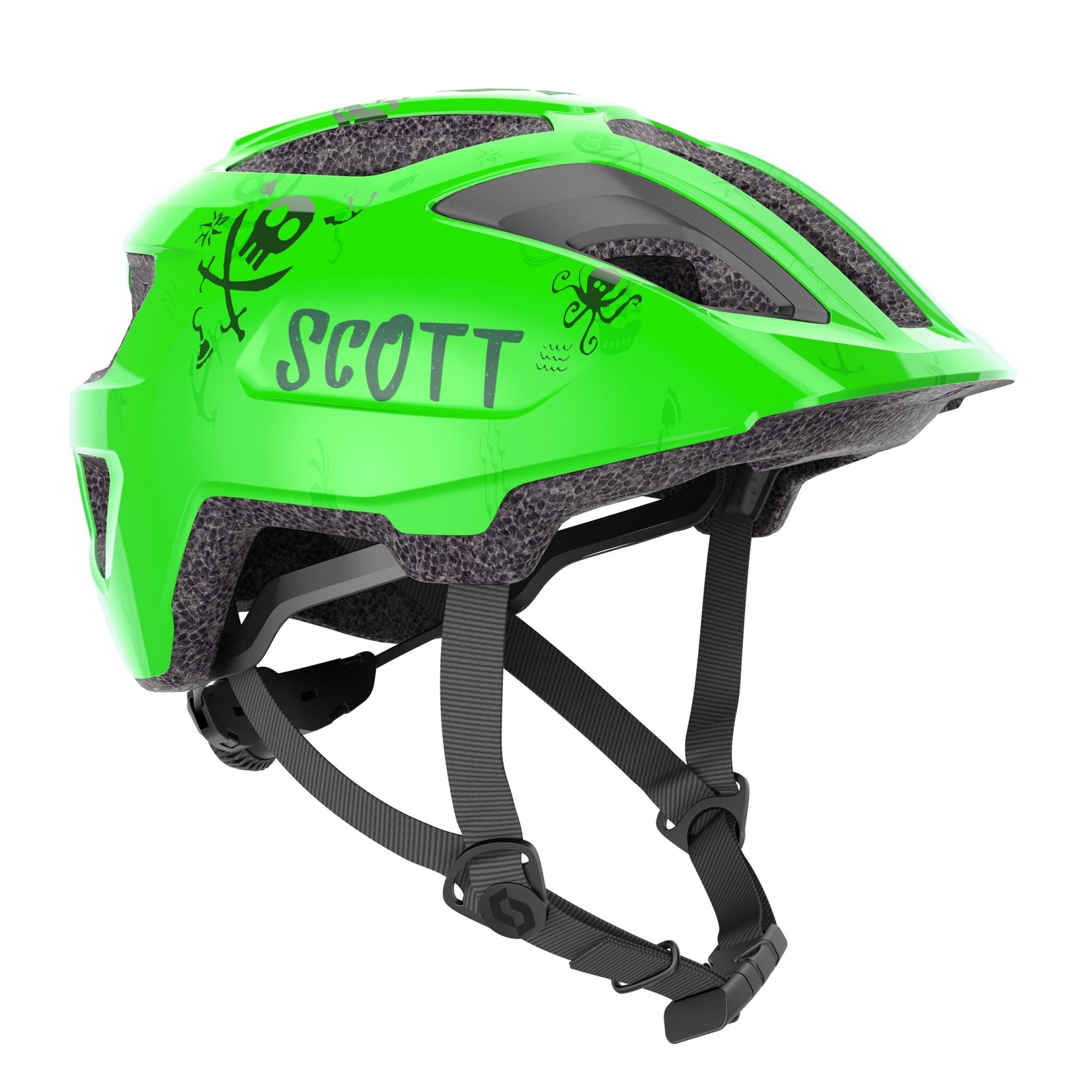 Scott Scott Spunto Kid Helmet Fluro Green